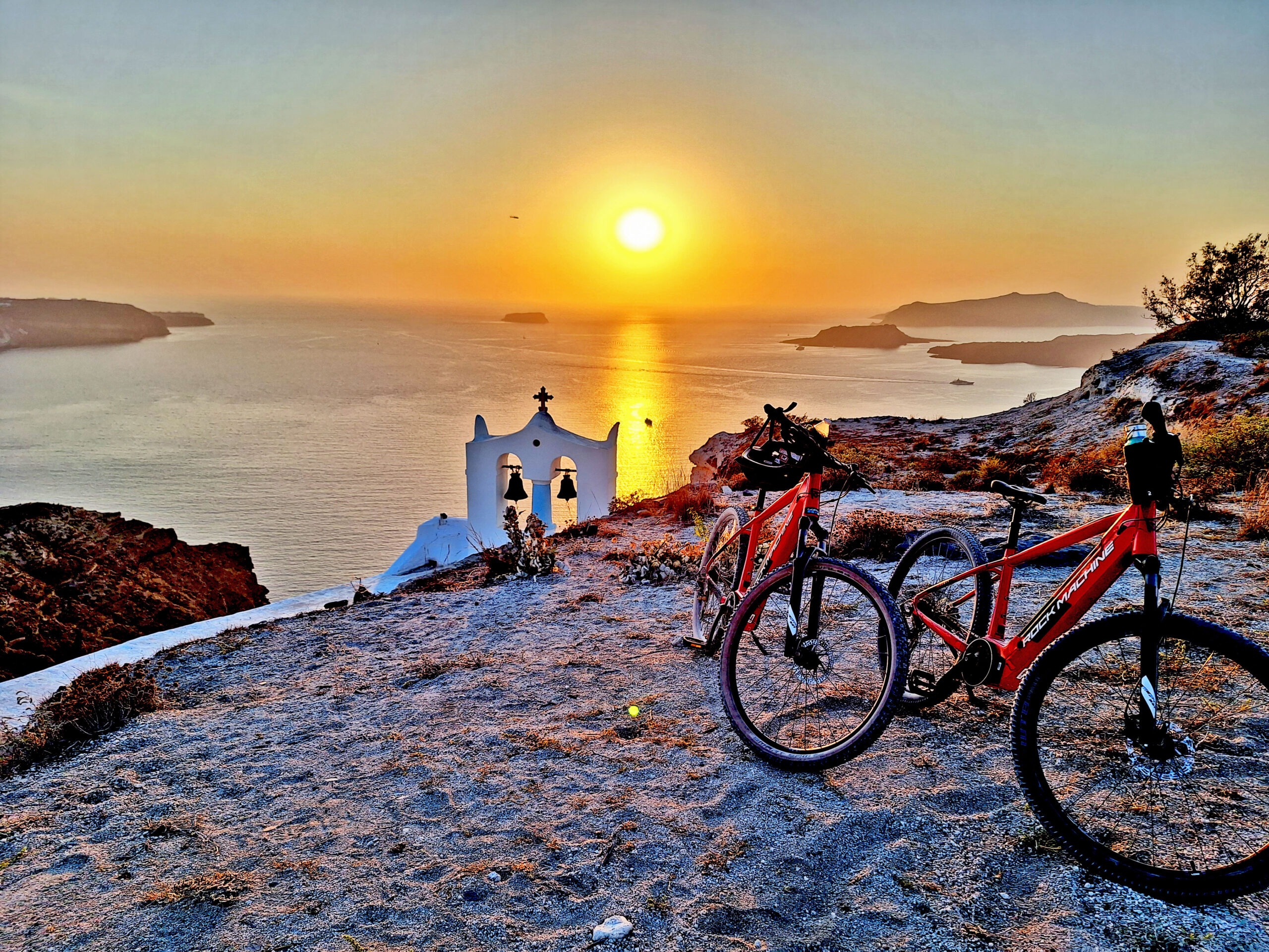 Santorini Sunset e-Bike Tour Experience - Image 2