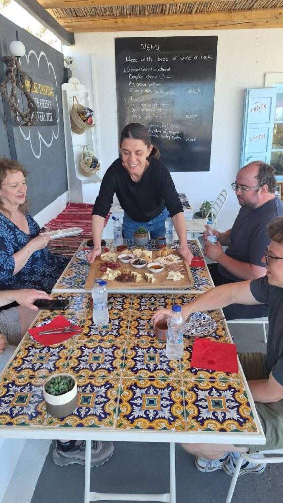 Santorini-Ride-the-Vines-ebike-tour-red-grape-adventures